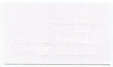 George Devincenzi Signed 3x5 inch Index Card Autographed Alcatraz Guard