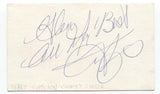 Terry Sumsion Signed 3x5 Index Card Autographed Signature Country Singer