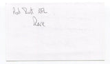 Rod Rust Signed 3x5 Index Card Autographed NFL Football New England Patriots