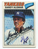 1977 Topps Sandy Alomar Signed Baseball Card Autographed AUTO #54