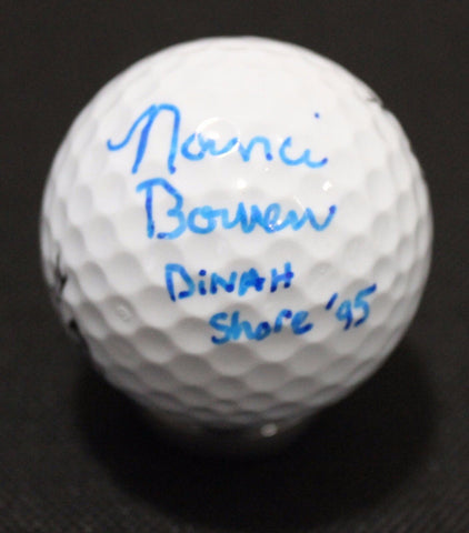 Nanci Bowen Signed Golf Ball Autographed Top Flight Signature 