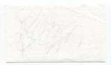 Nora McLellan Signed 3x5 Index Card Autograph Signature Actress X Files 