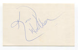 Kenny "Sky" Walker Signed 3x5 Index Card Autographed Basketball New York Knicks