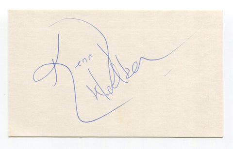 Kenny "Sky" Walker Signed 3x5 Index Card Autographed Basketball New York Knicks
