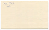 Steve Dillard Signed 3x5 Index Card Autographed Baseball 1975 Boston Red Sox