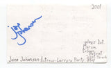 Jane Johanson Signed 3x5 Index Card Autograph Actress Killjoys Degrassi