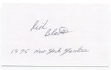 Richard "Rich" Bladt Signed 3x5 Index Card Autographed Chicago Cubs Debut 1969