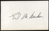 Ed McMahon Signed Index Card Signature Vintage Autograph AUTO The Tonight Show