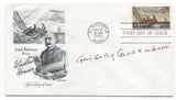 Grigory Gluckmann Signed FDC First Day Cover Painter Autographed Signature