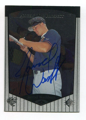 1997 Upper Deck Jarrod Washburn Signed Card Baseball MLB Autographed AUTO #12