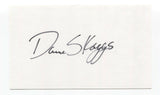 Dave Skaggs Signed 3x5 Index Card Baseball Autographed Signature