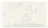 Peter Shub Signed 3x5 Index Card Autographed Signature Actor Clown