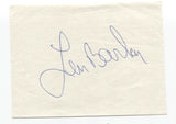 Len Barker Signed Cut Autographed Baseball Perfect Game