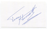 Terry Hanratty Signed 3x5 Index Card Autograph NFL Football Pittsburgh Steelers