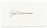 Jim Deverman Signed 3x5 Index Card Autographed John JFK Assassination Funeral