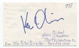 Ken Olin Signed 3x5 Index Card Autograph Actor Director This Is Us