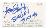 Alison Smyth Signed 3x5 Index Card Autographed Signature Actress
