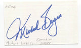 Michael Burgess Signed 3x5 Index Card Autographed Signature Singer