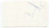 Frankenstein - Frank Fallico Signed 3x5 Index Card Autographed Signature Rapper