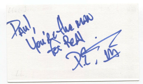 Prince Elwood Strickland III Signed 3x5 Index Card Autographed Signature Band