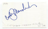 Cindy Marchionda Signed 3x5 Index Card Autographed Signature Singer Dancer