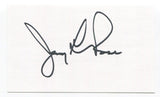 Jerry Ross Signed 3x5 Index Card Autographed NASA Space Astronaut