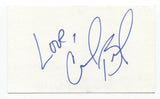 Crystal Bernard Signed 3x5 Index Card Autographed Signature Wings Happy Days