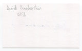 Daniel Brandenstein Signed Space NASA 3x5 Index Card Autographed Signature