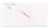 Fuzzy Zoeller Signed 3x5 Index Card Autographed Golf PGA Bob Jones Award