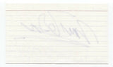 James Toback Signed 3x5 Index Card Autographed Signature Director Bugsy