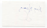 Danko Jones Band - John Calabrese Signed 3x5 Index Card Autographed Signature