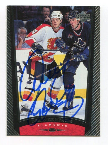 1998 Upper Deck Denis Gauthier Signed Card Hockey NHL Autograph AUTO #50 Flames