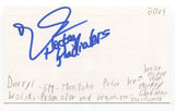 Darryl Wolski Signed 3x5 Index Card Autographed Canadian Hockey GM Promoter