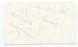 Longpigs - Crispin Hunt Signed 3x5 Index Card Autographed Signature