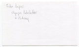 John Napier Signed 3x5 Index Card Autographed US Bobsled Team