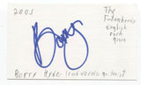 The Futureheads - Barry Hyde Signed 3x5 Index Card Autographed Signature