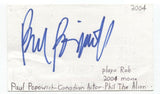 Paul Popowich Signed 3x5 Index Card Autograph Signature Actor Degrassi Star Trek