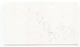 Tom Fontana Signed 3x5 Index Card Autographed Signature Producer OZ