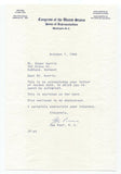 Joe R. Pool Signed Letter Autographed Signature Politician