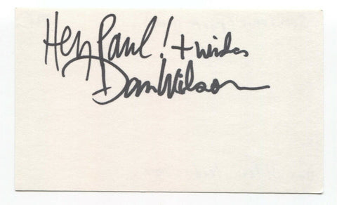 Dan Wilson Signed 3x5 Index Card Autographed Signature Semisonic Lead Singer