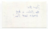 Fred Rubin Signed 3x5 Index Card Autograph Signature Producer Archie Bunker