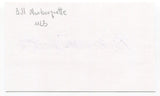 Bill Monbouquette Signed 3x5 Index Card Autographed MLB Baseball Boston Red Sox