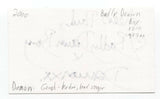 Badly Drawn Boy Damon Gough Signed 3x5 Index Card Autographed Signature Singer