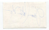 James Patric Moran Signed 3x5 Index Card Autographed Actor Nikki Charmed
