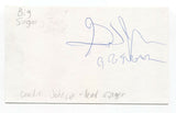 Big Sugar - Gordie Johnson Signed 3x5 Index Card Autographed Signature