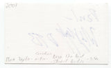 Mark Taylor Signed 3x5 Index Card Autographed Signature Actor Student Bodies