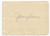 Johnny Downs Signed Album Page Autographed Signature