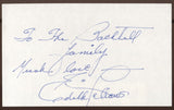 Edith Fellows Signed Index Card Signature Vintage Autographed AUTO 