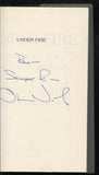 Oliver North Signed Book "Under Fire" Autographed Flat Signed