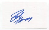 Bob Trumpy Signed 3x5 Index Card Autograph Football NFL Cincinnati Bengals